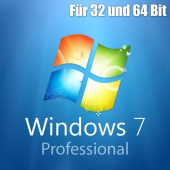 Windows 7 Professional Aktivierungsschlüssel für 32 / 64 Bit - Download / ESD